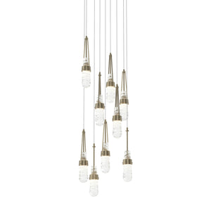 Hubbardton Forge - 131100-SKT-LONG-84-YJ0434 - LED Pendant - Link - Soft Gold