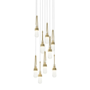 Hubbardton Forge - 131100-SKT-LONG-86-YG0434 - LED Pendant - Link - Modern Brass