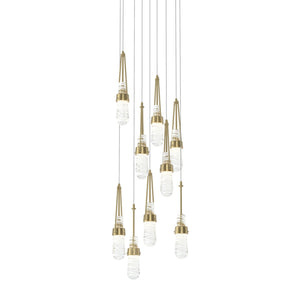 Hubbardton Forge - 131100-SKT-LONG-86-YJ0434 - LED Pendant - Link - Modern Brass
