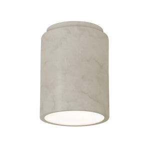 Justice Designs - CER-6100W-PATA-LED1-1000 - LED Flush-Mount - Radiance - Antique Patina