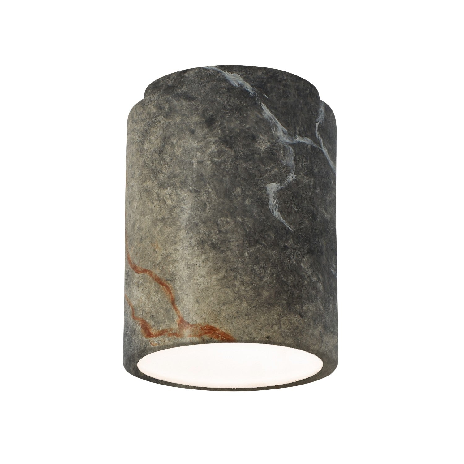 Justice Designs - CER-6100W-STOS - Flush-Mount - Radiance - Slate Marble