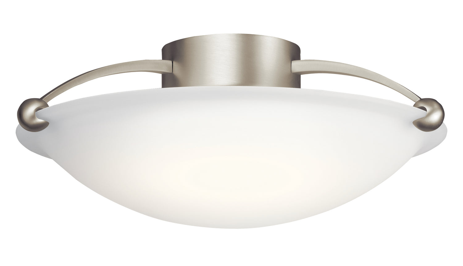 Kichler - 8406NI - Three Light Semi Flush Mount - No Family - Brushed Nickel