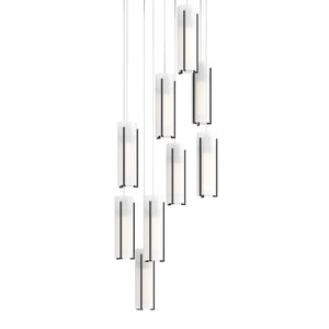 Hubbardton Forge - 131104-SKT-LONG-10-GG0065 - LED Pendant - Exos Glass - Black