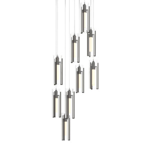 Hubbardton Forge - 131104-SKT-LONG-14-ZM0065 - LED Pendant - Exos Glass - Oil Rubbed Bronze