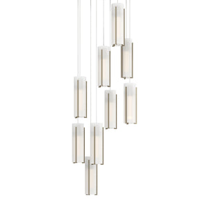 Hubbardton Forge - 131104-SKT-LONG-84-GG0065 - LED Pendant - Exos Glass - Soft Gold