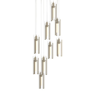 Hubbardton Forge - 131104-SKT-LONG-84-ZM0065 - LED Pendant - Exos Glass - Soft Gold