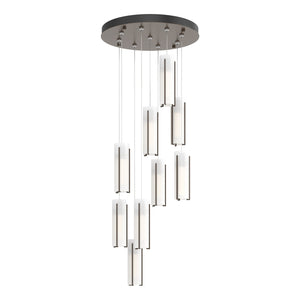 Hubbardton Forge - 131104-SKT-STND-05-GG0065 - LED Pendant - Exos Glass - Bronze