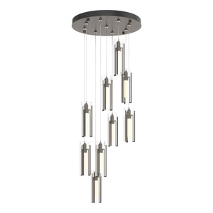 Hubbardton Forge - 131104-SKT-STND-05-ZM0065 - LED Pendant - Exos Glass - Bronze