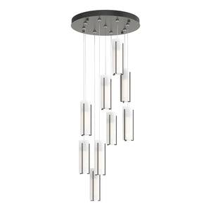 Hubbardton Forge - 131104-SKT-STND-07-GG0065 - LED Pendant - Exos Glass - Dark Smoke