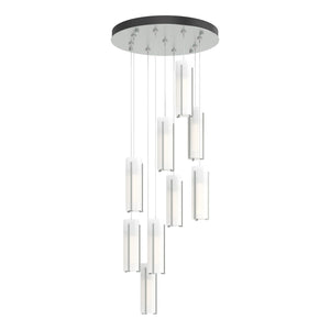 Hubbardton Forge - 131104-SKT-STND-82-GG0065 - LED Pendant - Exos Glass - Vintage Platinum