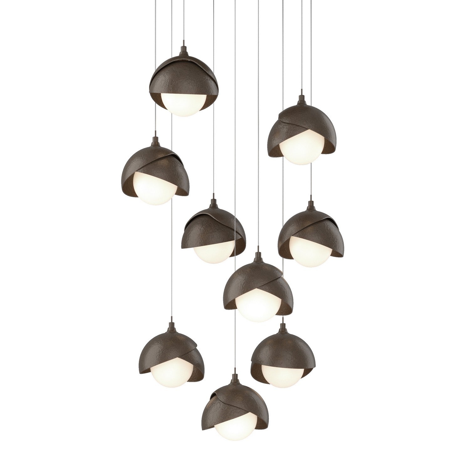 Hubbardton Forge - 131105-SKT-LONG-05-05-GG0711 - LED Pendant - Brooklyn - Bronze