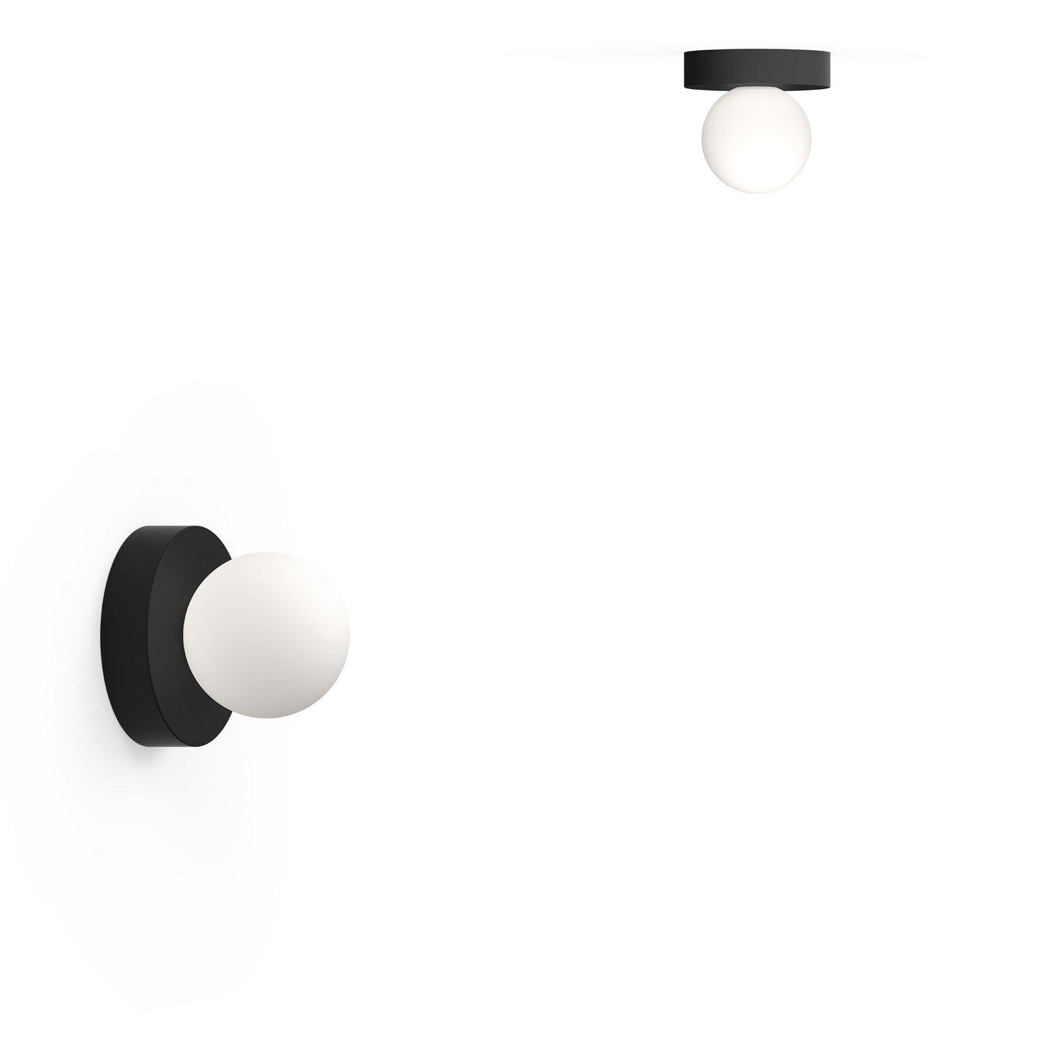 Pablo Designs - BOLA SPH FSH 4 BLK - LED Wall/Ceiling Lamp - Bola - Black