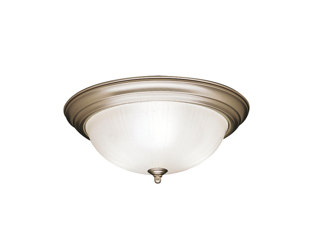 Kichler - 8655NI - Three Light Flush Mount - Brushed Nickel