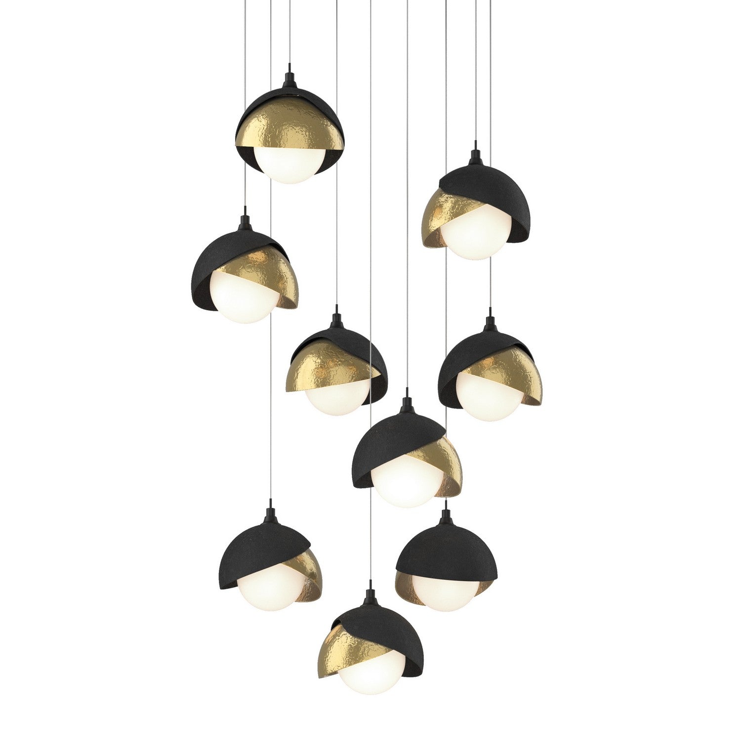 Hubbardton Forge - 131105-SKT-LONG-10-86-GG0711 - LED Pendant - Brooklyn - Black