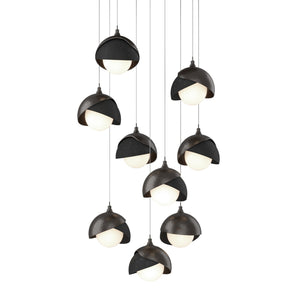 Hubbardton Forge - 131105-SKT-LONG-14-10-GG0711 - LED Pendant - Brooklyn - Oil Rubbed Bronze