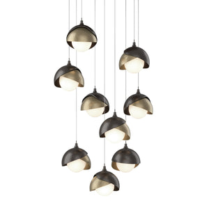 Hubbardton Forge - 131105-SKT-LONG-14-84-GG0711 - LED Pendant - Brooklyn - Oil Rubbed Bronze