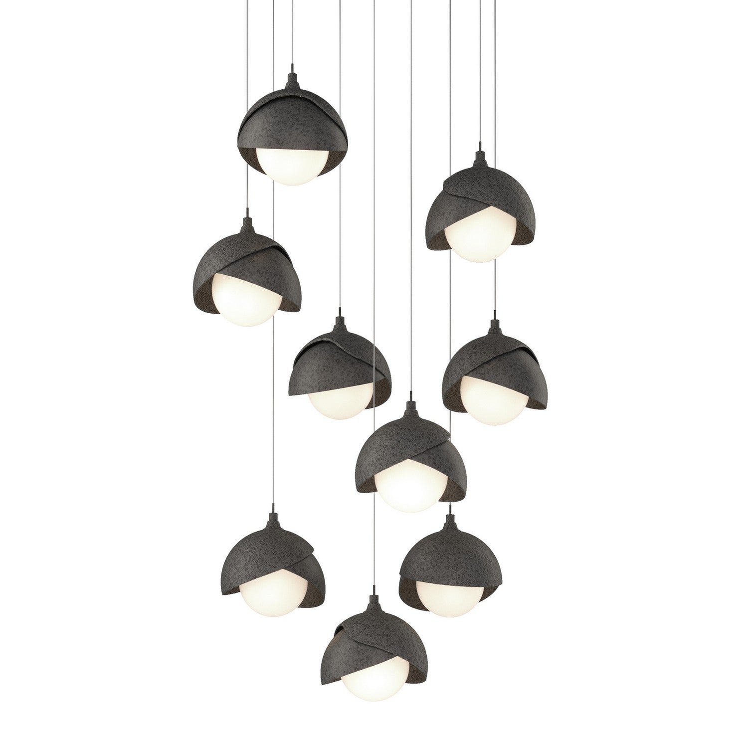Hubbardton Forge - 131105-SKT-LONG-20-20-GG0711 - LED Pendant - Brooklyn - Natural Iron
