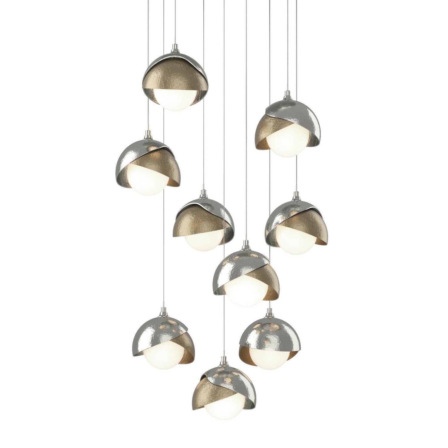 Hubbardton Forge - 131105-SKT-LONG-85-84-GG0711 - LED Pendant - Brooklyn - Sterling