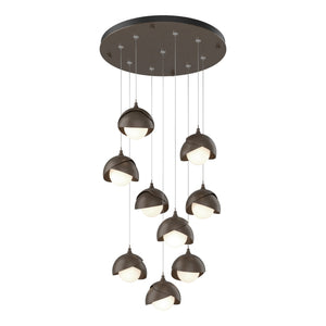 Hubbardton Forge - 131105-SKT-STND-05-05-GG0711 - LED Pendant - Brooklyn - Bronze