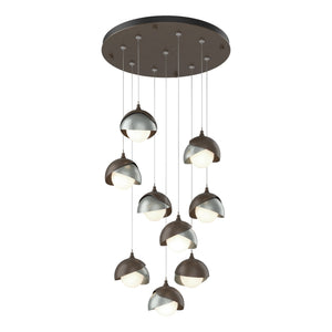 Hubbardton Forge - 131105-SKT-STND-05-82-GG0711 - LED Pendant - Brooklyn - Bronze