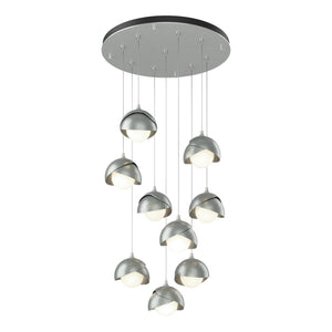 Hubbardton Forge - 131105-SKT-STND-82-82-GG0711 - LED Pendant - Brooklyn - Vintage Platinum