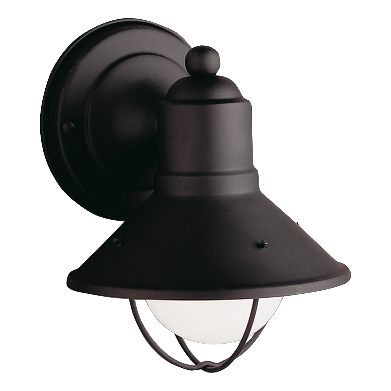 Kichler - 9021BK - One Light Outdoor Wall Mount - Seaside - Black