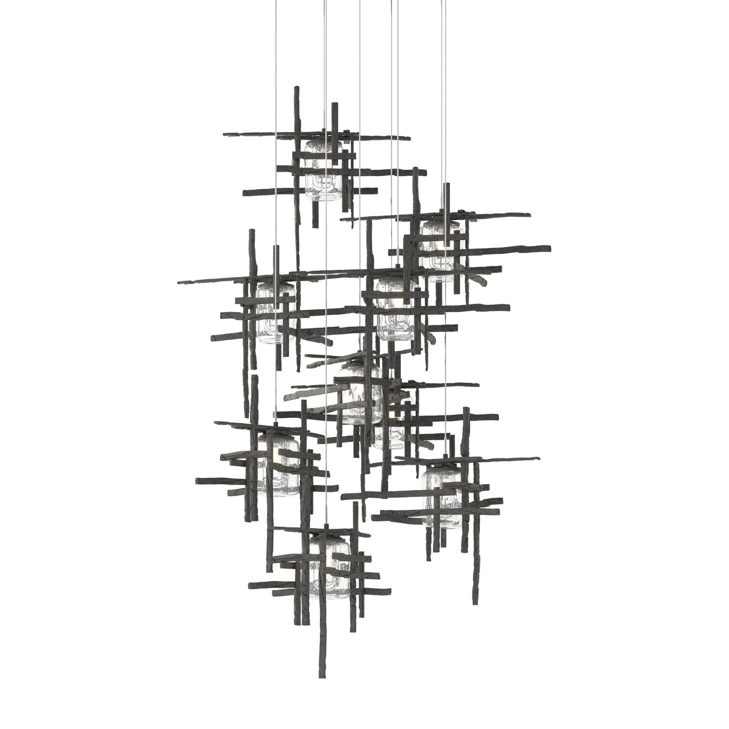 Hubbardton Forge - 131107-SKT-LONG-20-II0728 - LED Pendant - Tura - Natural Iron