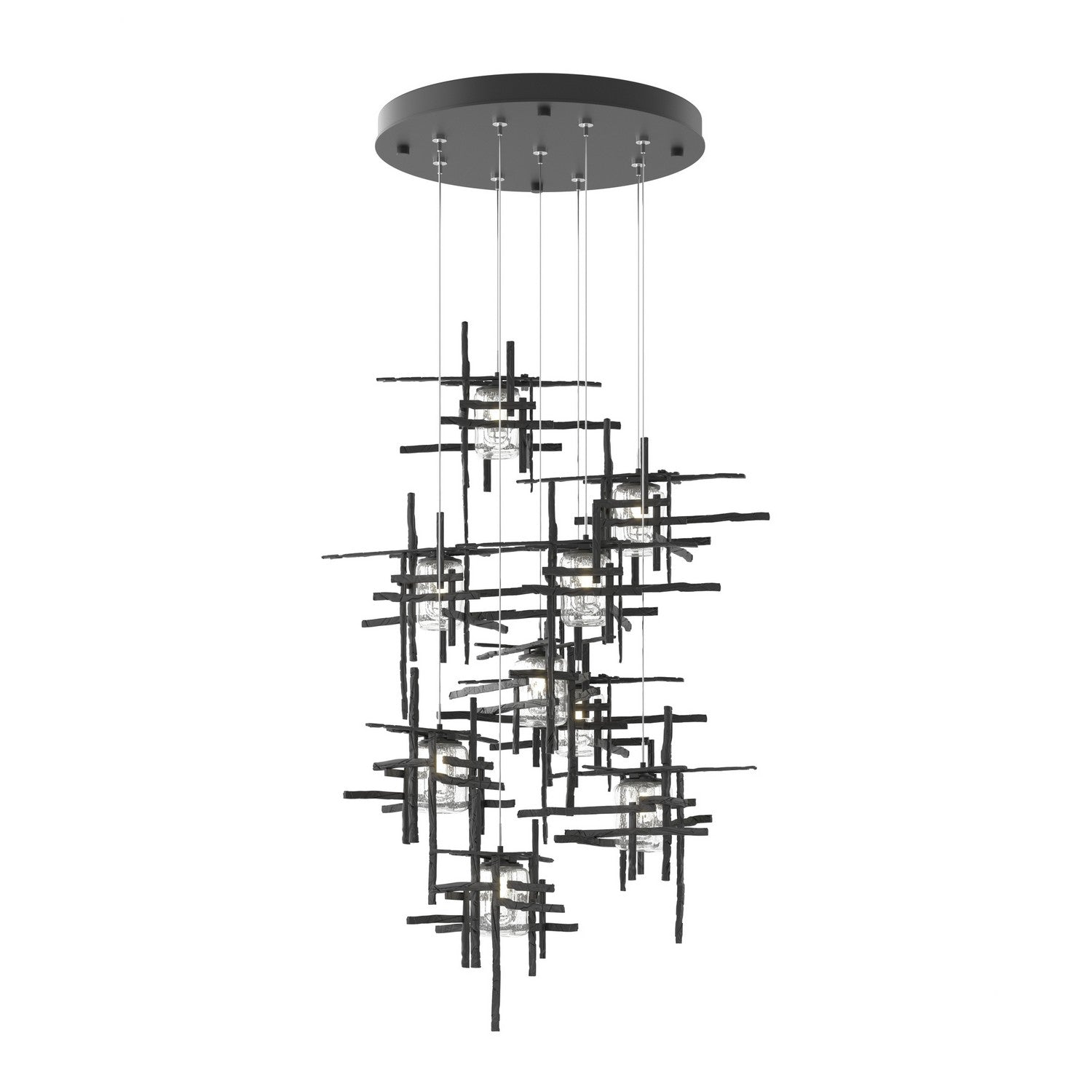 Hubbardton Forge - 131107-SKT-STND-10-II0728 - LED Pendant - Tura - Black