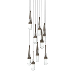 Hubbardton Forge - 131108-SKT-LONG-05-ZM0434 - LED Pendant - Link - Bronze
