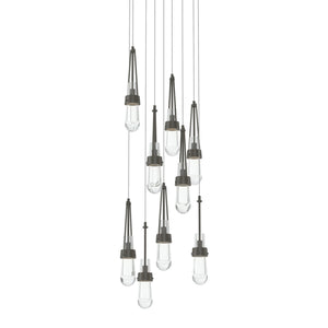 Hubbardton Forge - 131108-SKT-LONG-07-ZM0434 - LED Pendant - Link - Dark Smoke