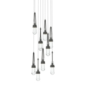 Hubbardton Forge - 131108-SKT-LONG-20-ZM0434 - LED Pendant - Link - Natural Iron