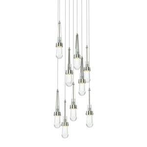 Hubbardton Forge - 131108-SKT-LONG-85-ZM0434 - LED Pendant - Link - Sterling