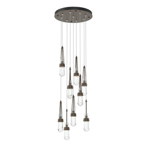 Hubbardton Forge - 131108-SKT-STND-05-ZM0434 - LED Pendant - Link - Bronze