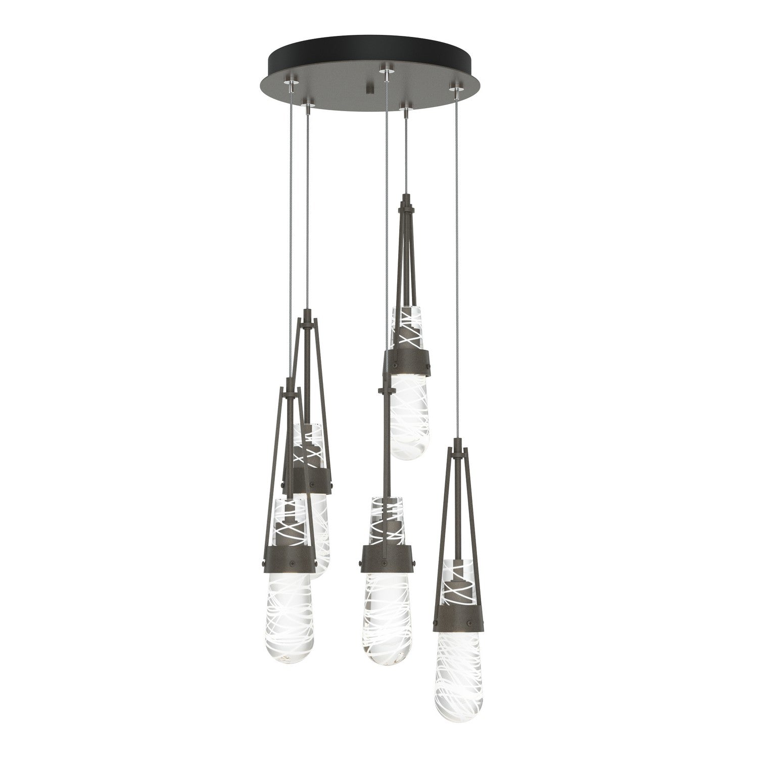 Hubbardton Forge - 131120-SKT-STND-07-YJ0434 - LED Pendant - Link - Dark Smoke