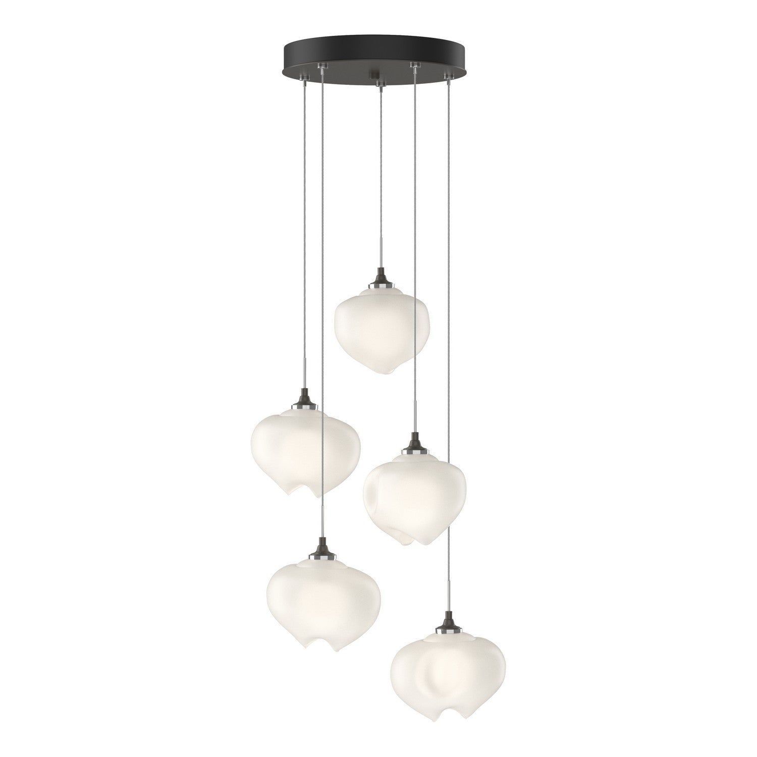 Hubbardton Forge - 131123-SKT-STND-07-FD0710 - Ume 5-Light Pendant - Ume - Dark Smoke