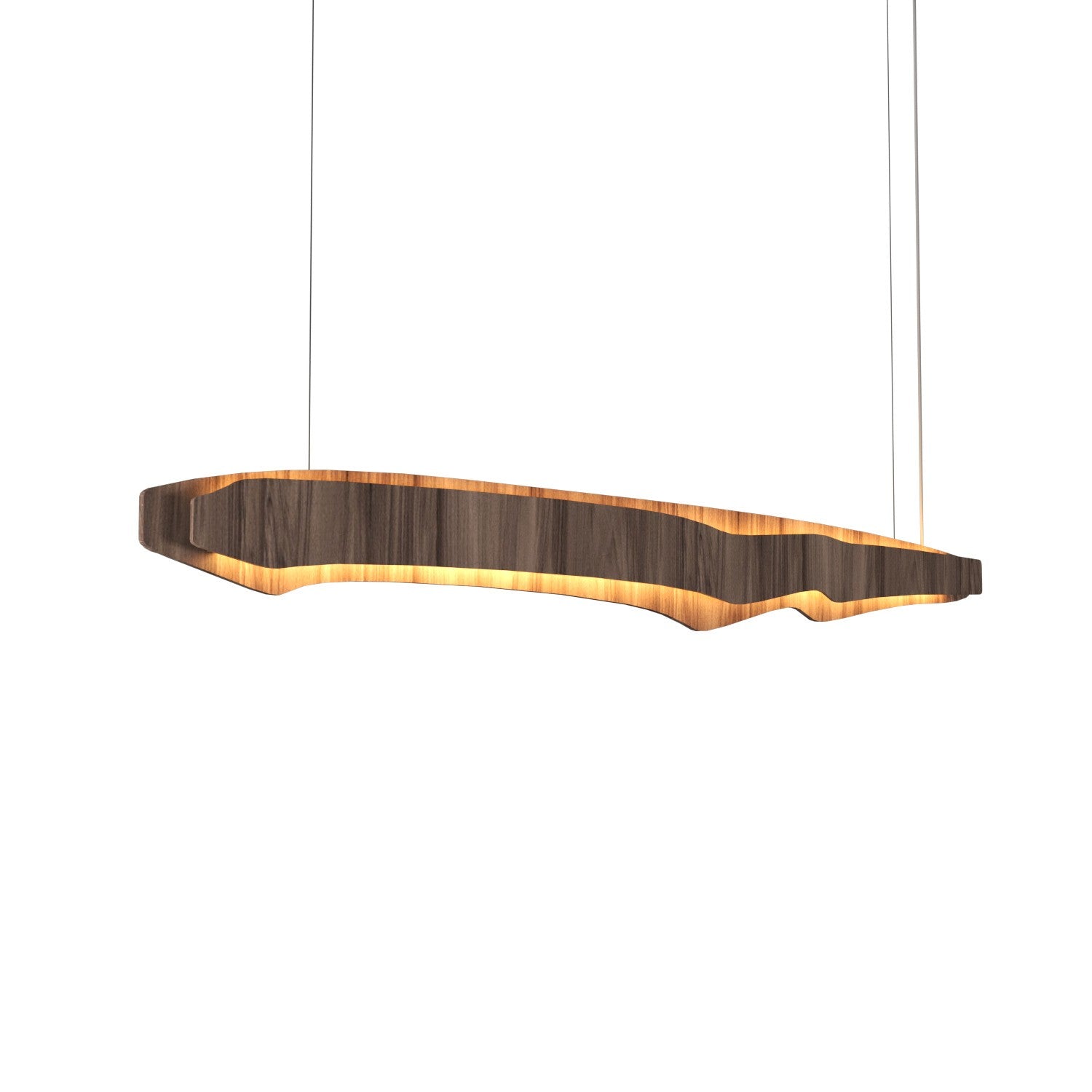 Accord Lighting - 1470LED.18 - LED Pendant - Horizon - American Walnut