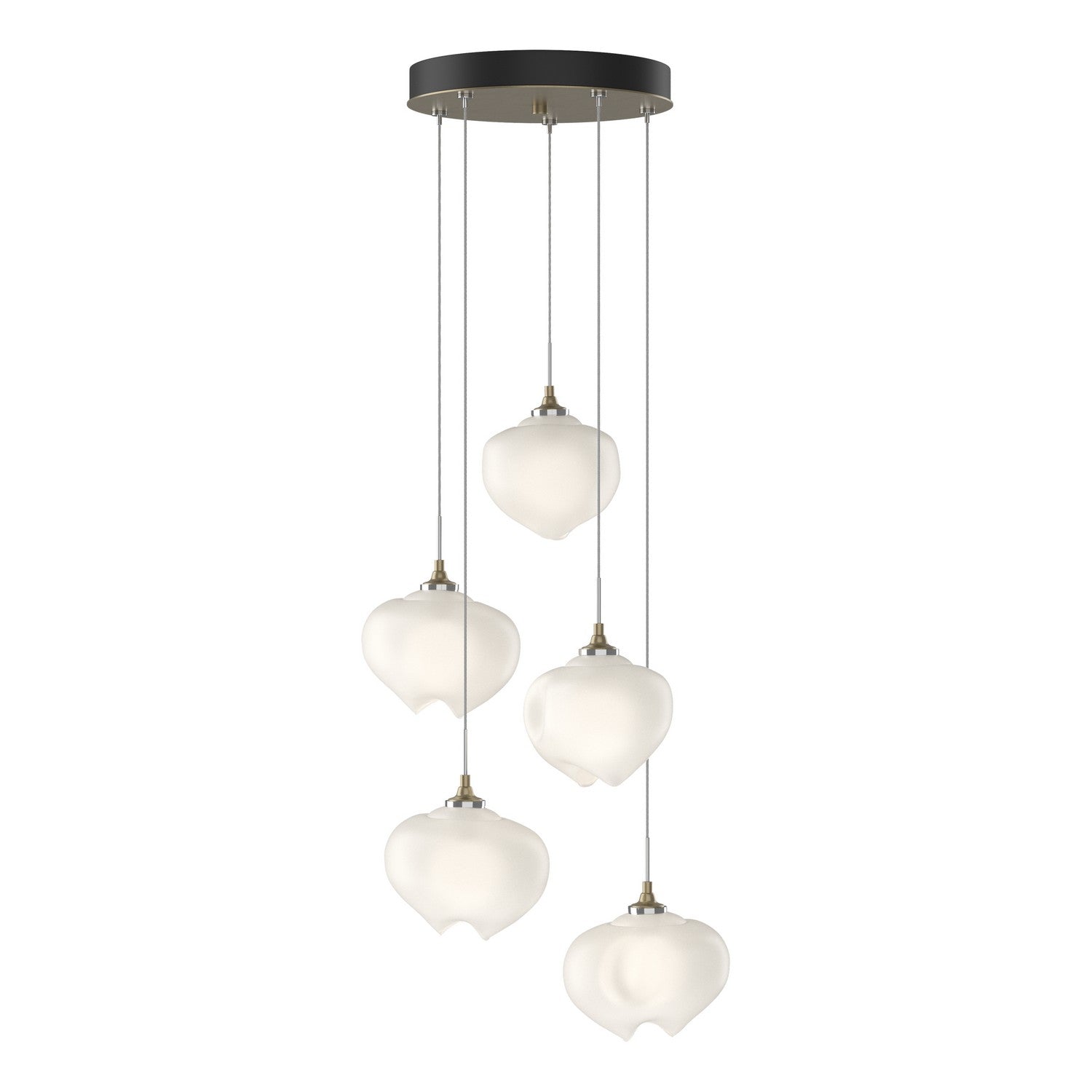 Hubbardton Forge - 131123-SKT-STND-84-FD0710 - Ume 5-Light Pendant - Ume - Soft Gold