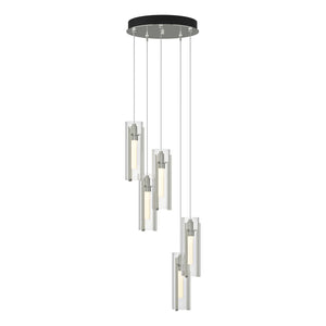 Hubbardton Forge - 131124-SKT-STND-85-ZM0065 - LED Pendant - Exos Glass - Sterling