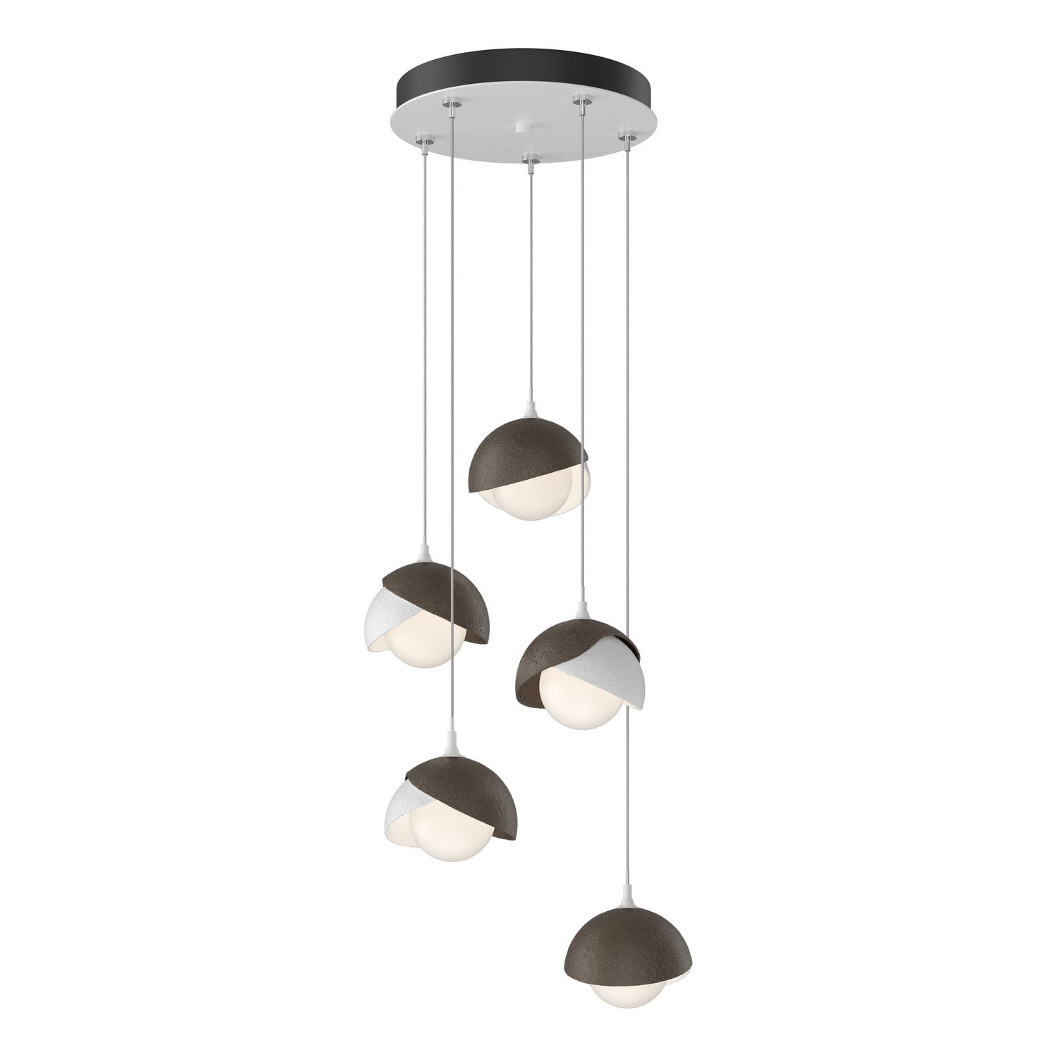Hubbardton Forge - 131125-SKT-STND-02-05-GG0711 - LED Pendant - Brooklyn - White