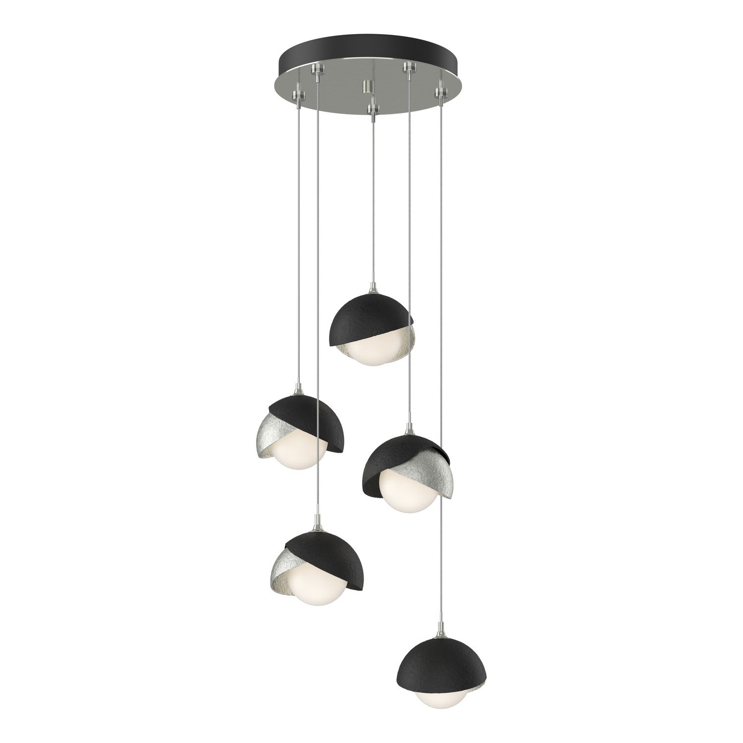 Hubbardton Forge - 131125-SKT-STND-85-10-GG0711 - LED Pendant - Brooklyn - Sterling