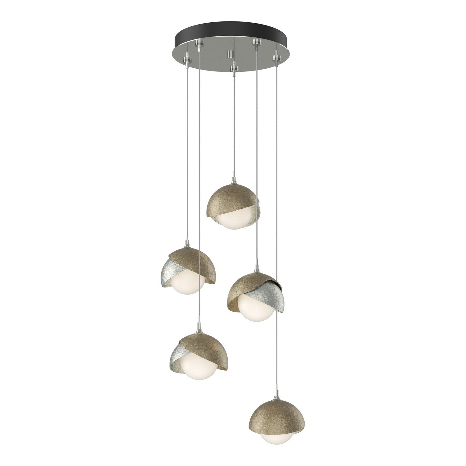 Hubbardton Forge - 131125-SKT-STND-85-84-GG0711 - LED Pendant - Brooklyn - Sterling