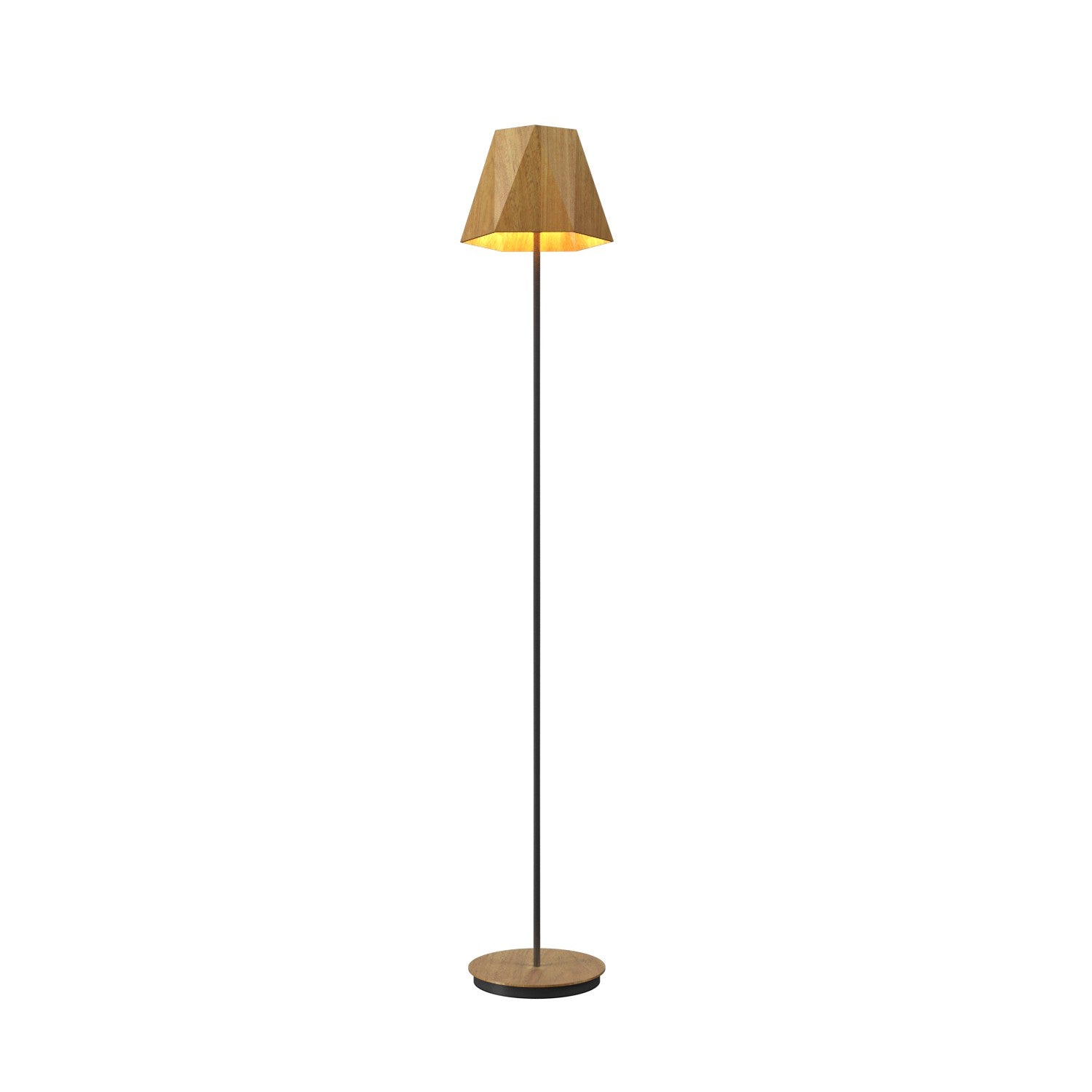 Accord Lighting - 3055.09 - One Light Floor Lamp - Facet - Louro Freijo