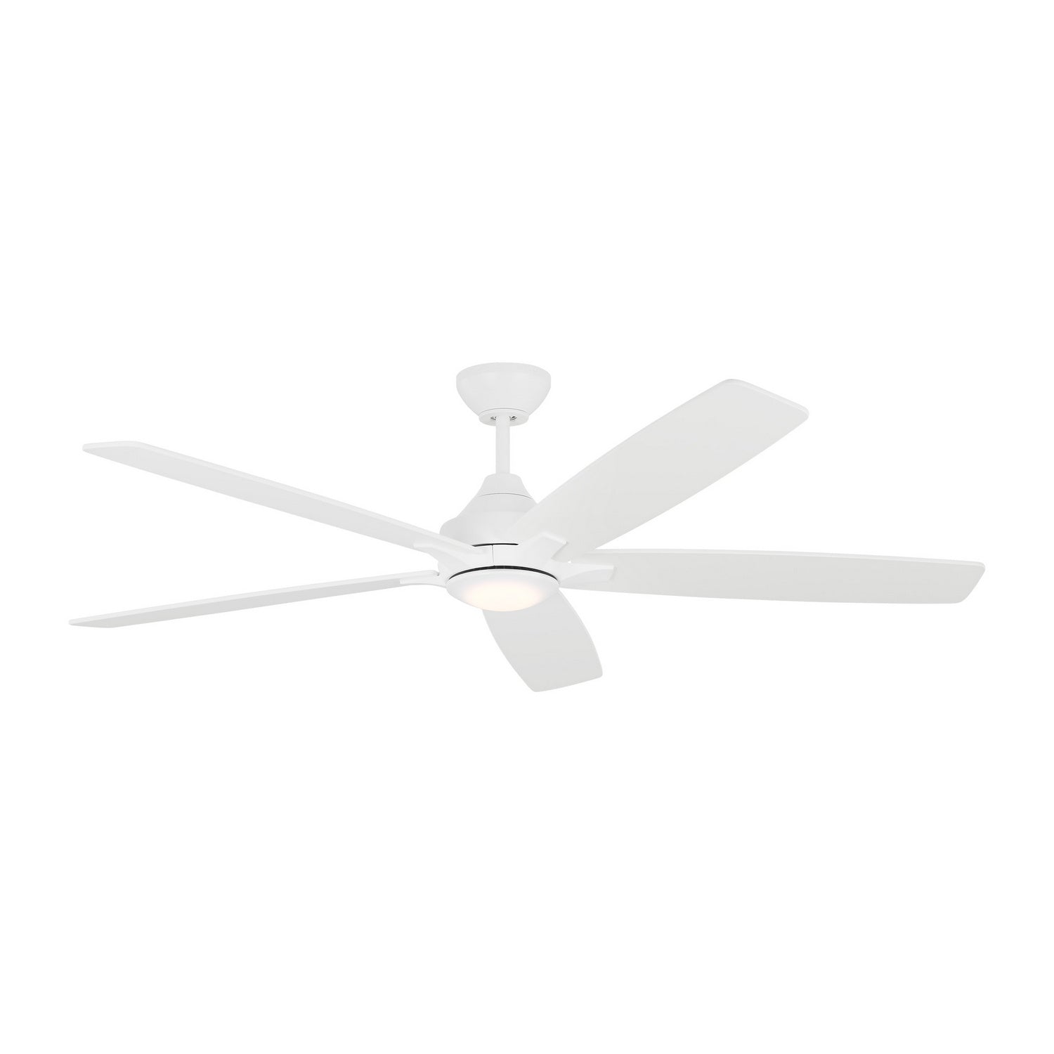 Generation Lighting. - 5LWDSM60RZWD - 60" Ceiling Fan - Lowden - Matte White