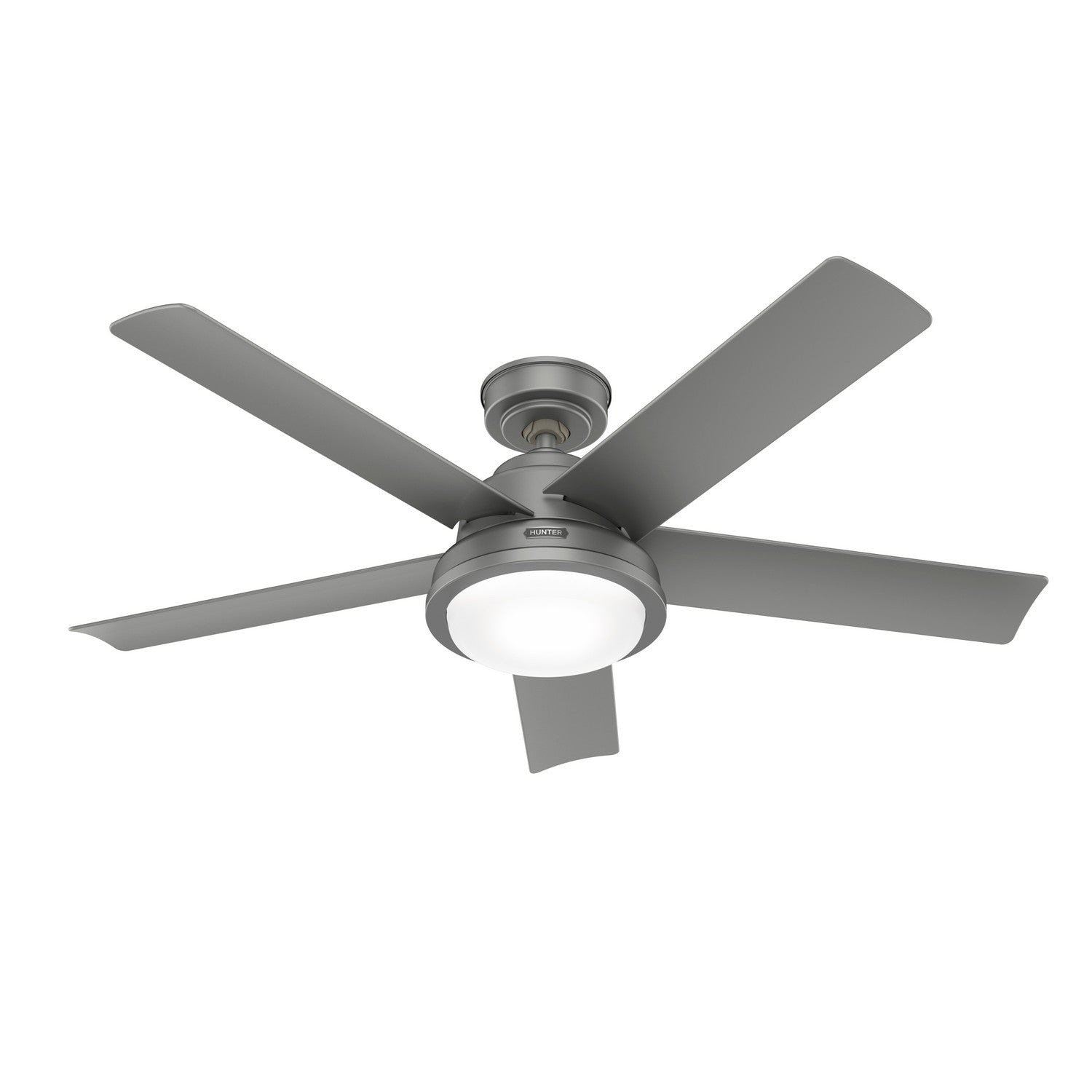 Hunter - 52416 - 52" Ceiling Fan - Seawall - Matte Silver