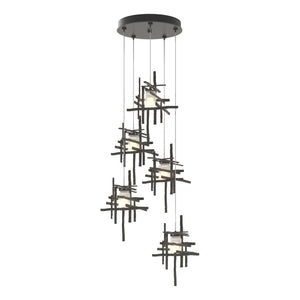 Hubbardton Forge - 131128-SKT-STND-07-YC0305 - LED Pendant - Tura - Dark Smoke