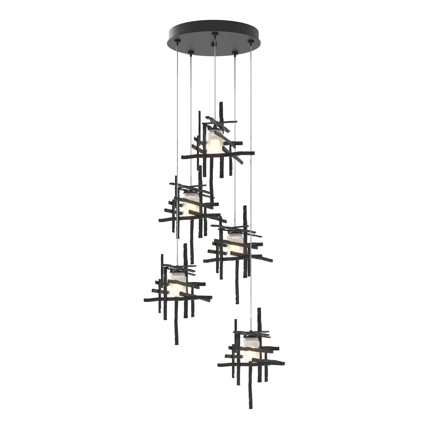 Hubbardton Forge - 131128-SKT-STND-10-YC0305 - LED Pendant - Tura - Black