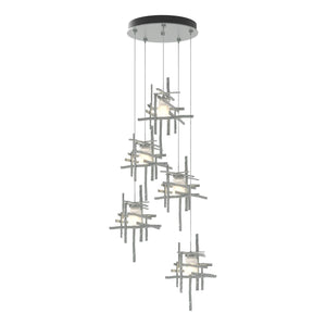 Hubbardton Forge - 131128-SKT-STND-82-YC0305 - LED Pendant - Tura - Vintage Platinum