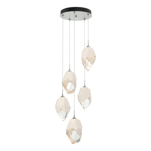Hubbardton Forge - 131138-SKT-STND-82-WP0755 - LED Pendant - Chrysalis - Vintage Platinum