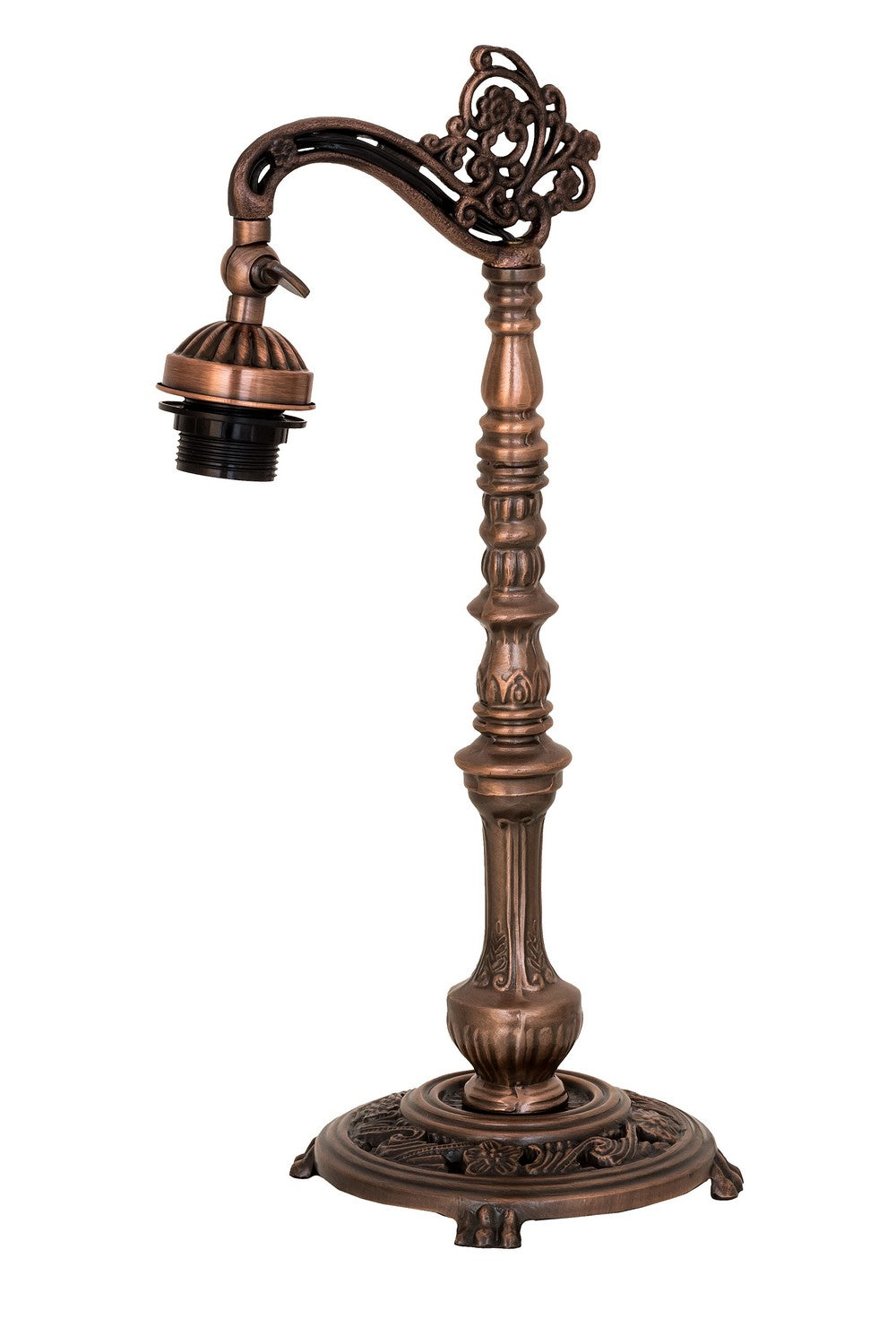 Meyda Tiffany - 104299 - One Light Table Lamp - Willow - Mahogany Bronze