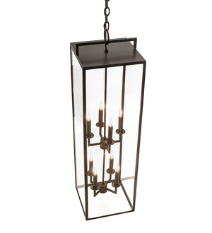 Meyda Tiffany - 240301 - Eight Light Pendant - Kitzi Box - Bronze